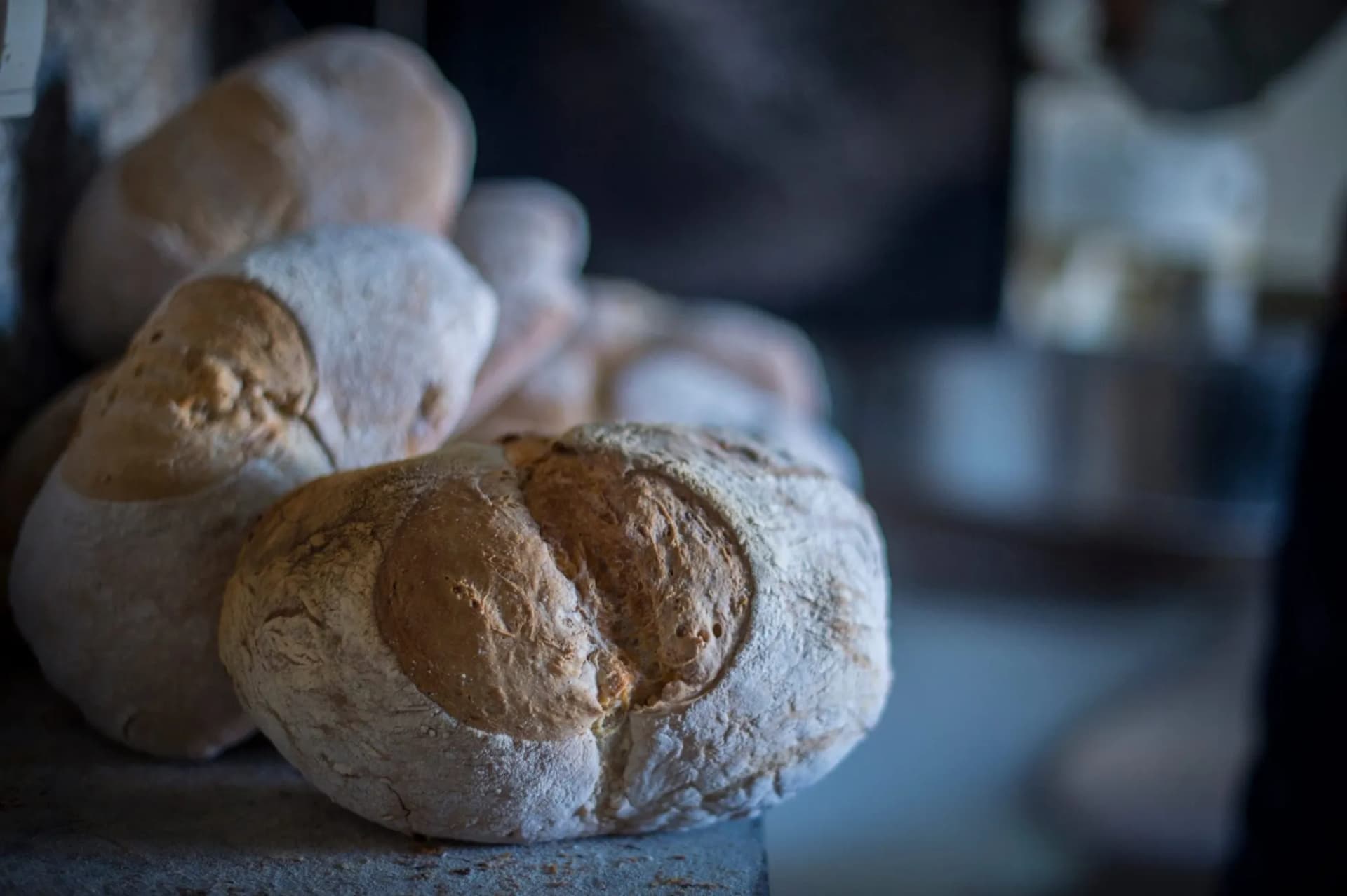 Bread loaves from a traditional bakery in Galicia, north of Spain