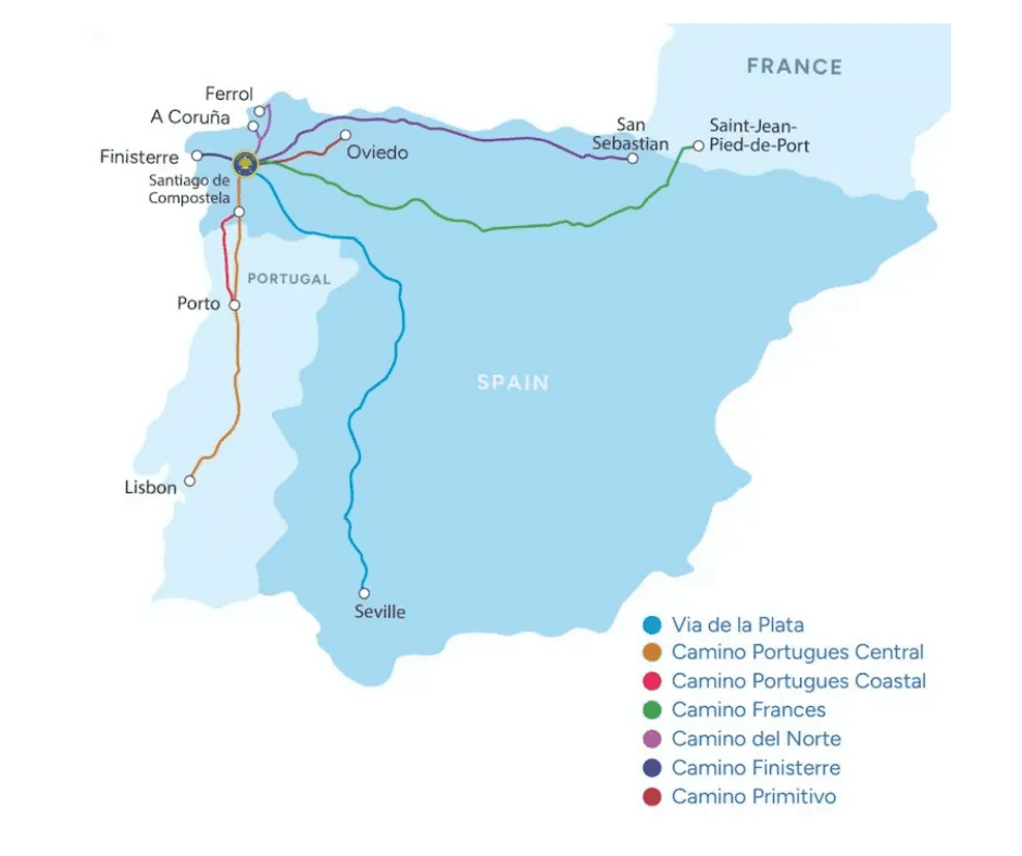 Om Camino de Santiago Pilgrimsrejse
