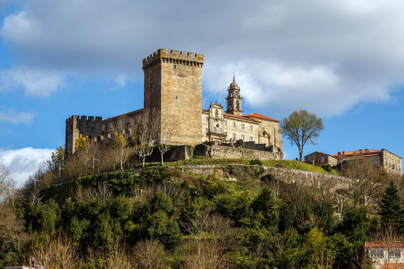 Castle of the Counts of lemos in Monforte de Lemos