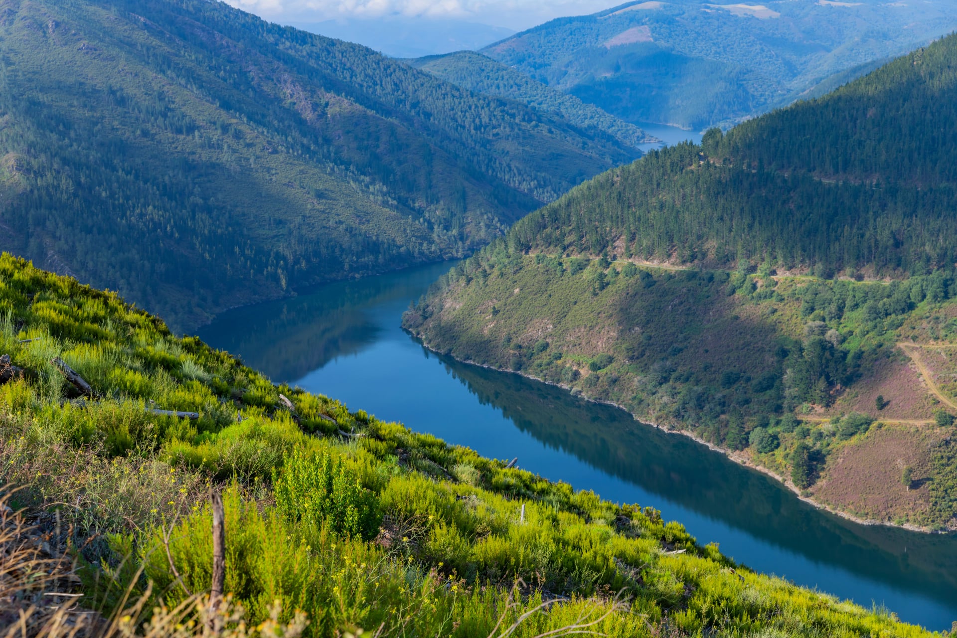 Réservoir d'eau près de Grandas de Salime