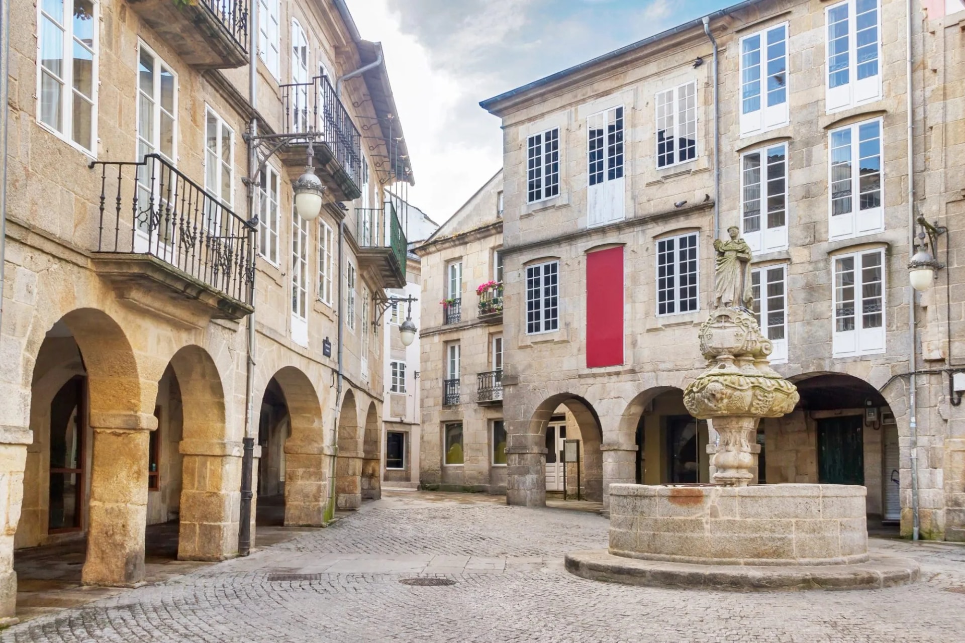 Campo square in Lugo city