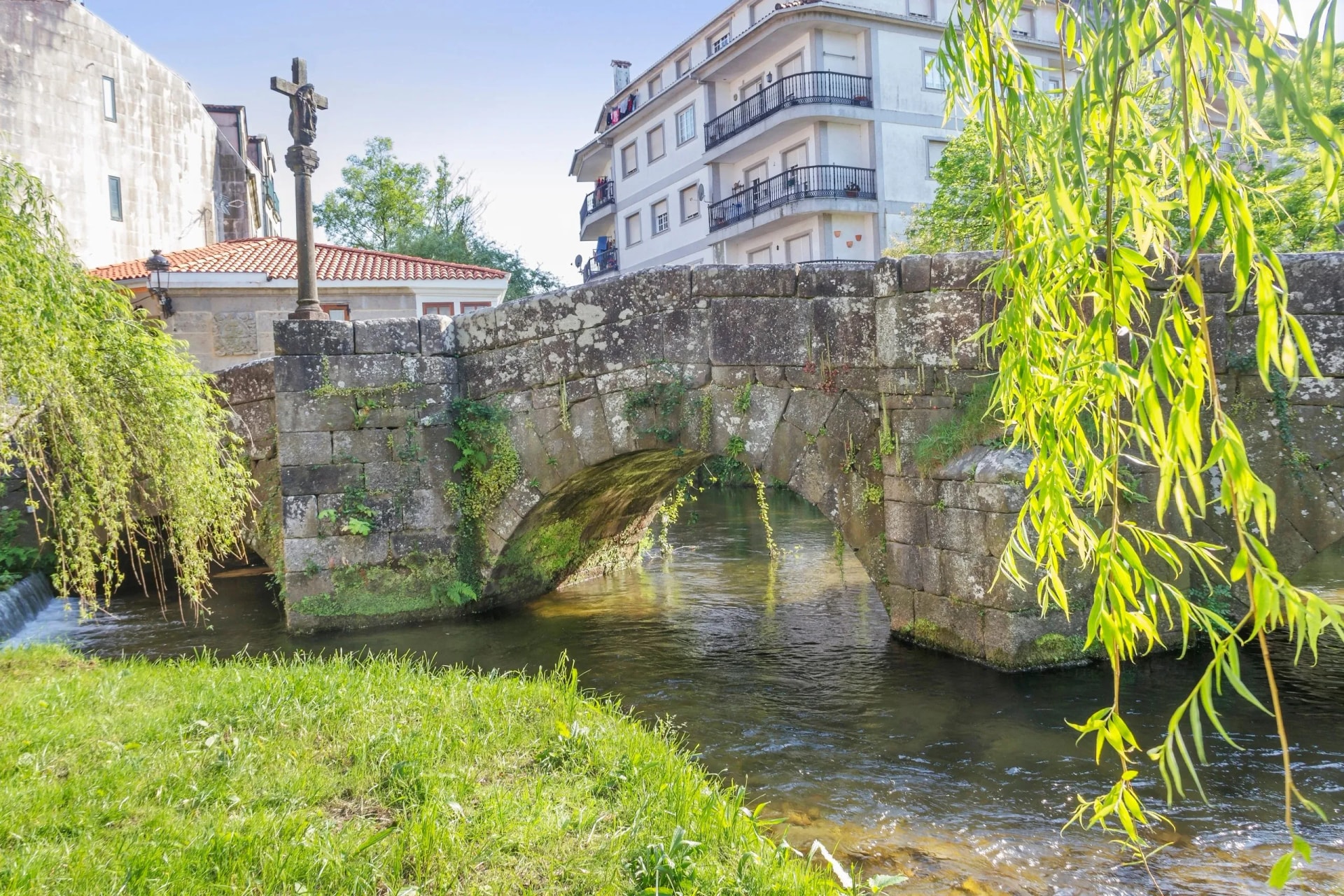 Roman bridge in Caldas de Reis
