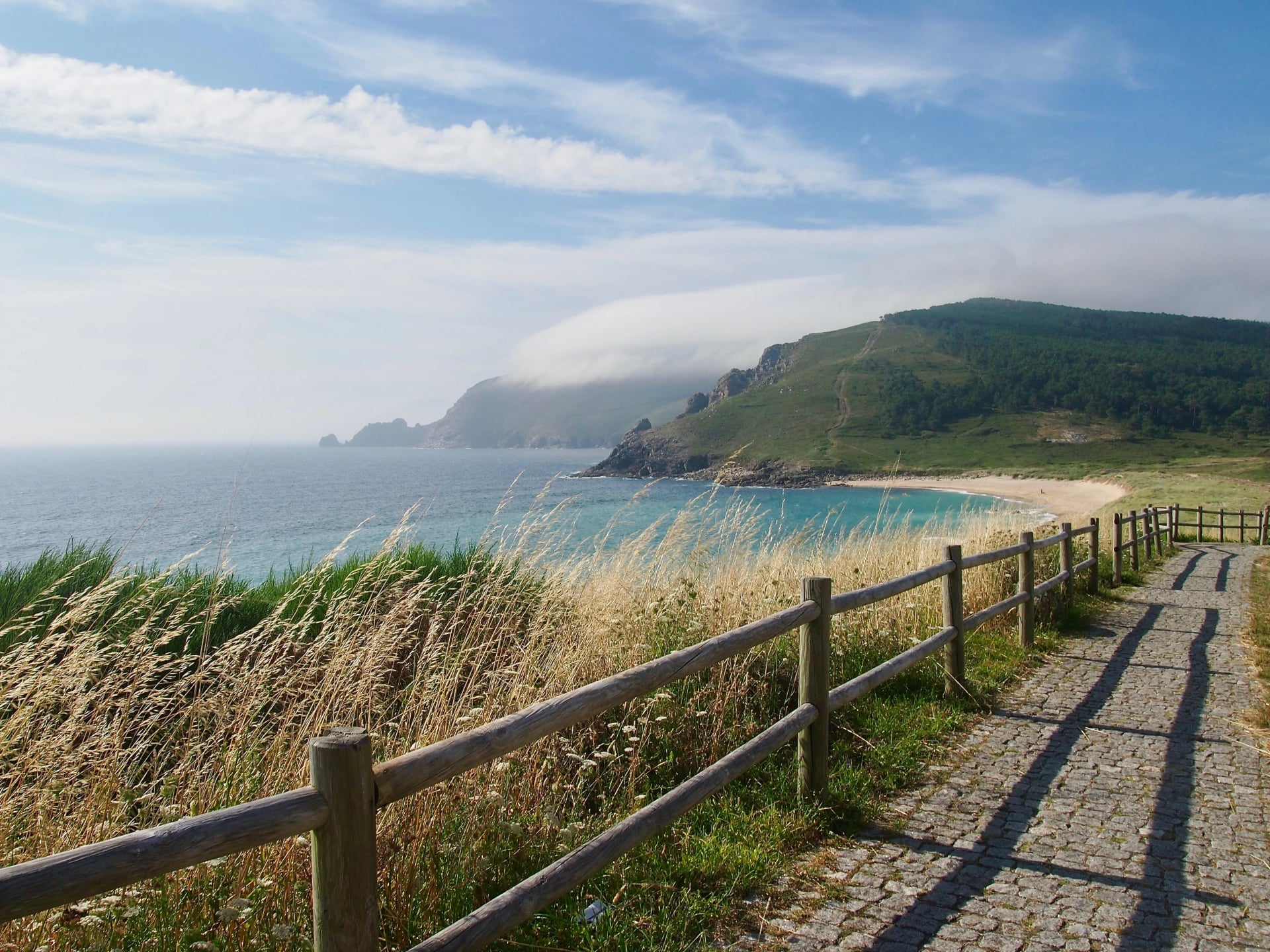 Praia de Finisterre - o verdadeiro fim do Caminho de Santiago (Espanha)