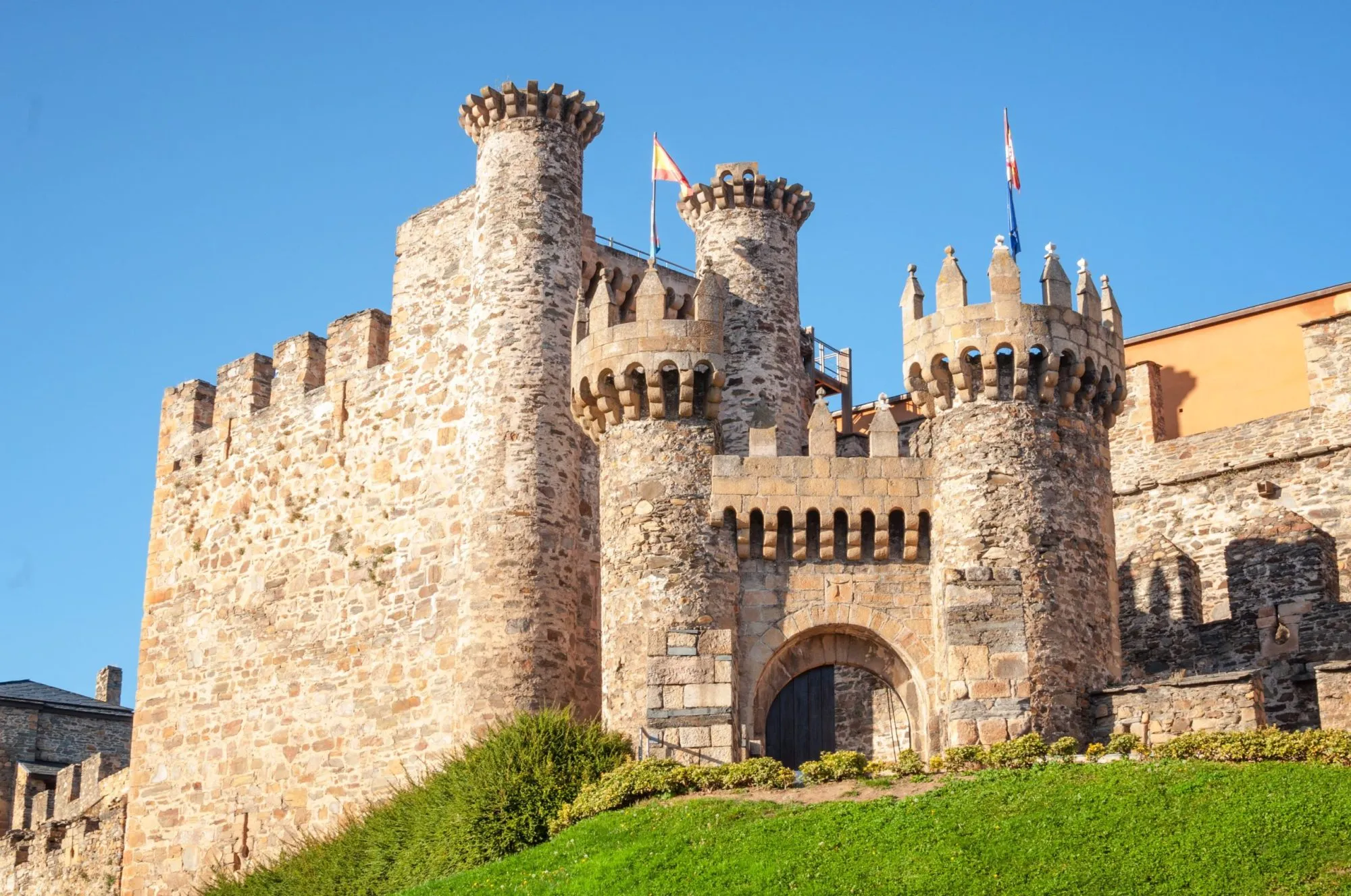 Ponferrada Castle entrance
