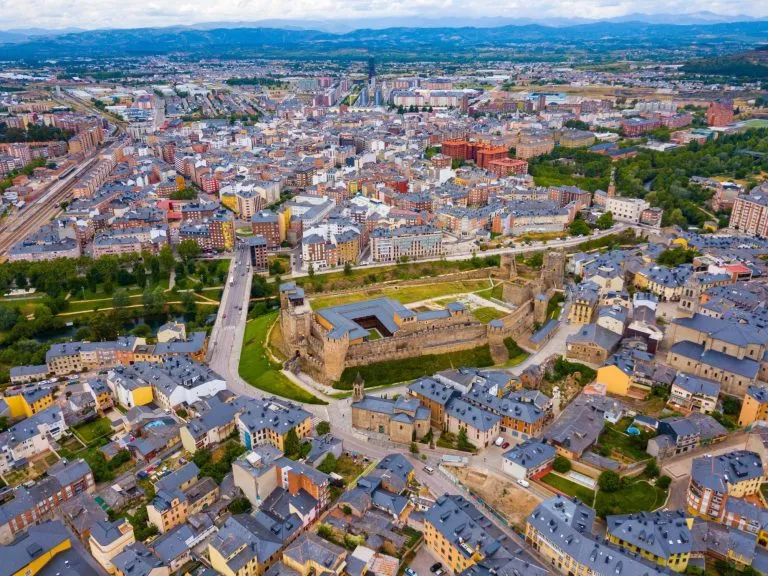 Ponferrada with Templar castle