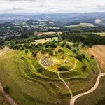 Remains of Castro de Castromaior, an important Archaeological Site in Galicia, Spain