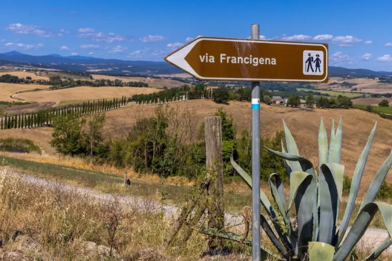 Signpost via francigena x