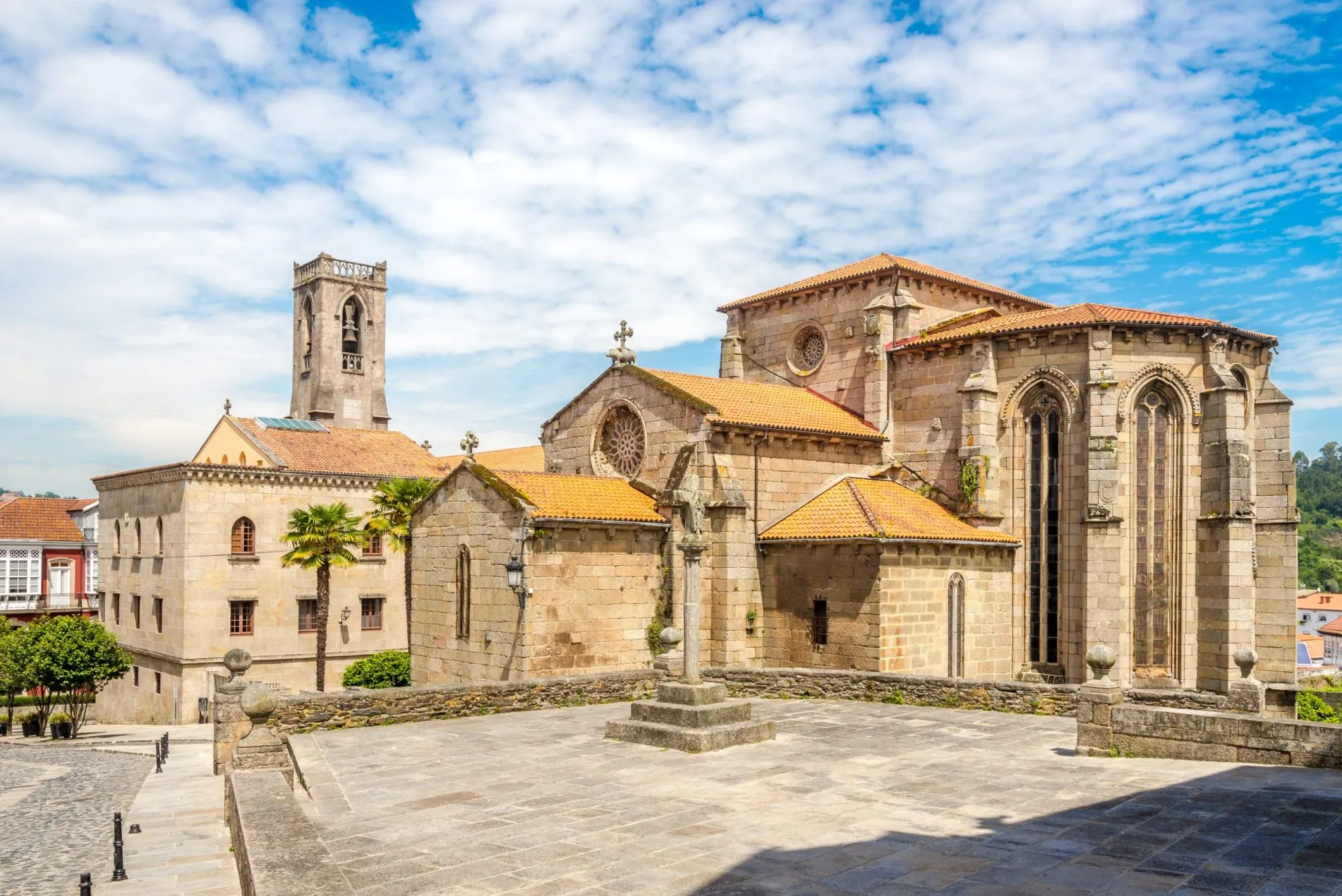 View at the Church of San Francis in Betanzos - Spain