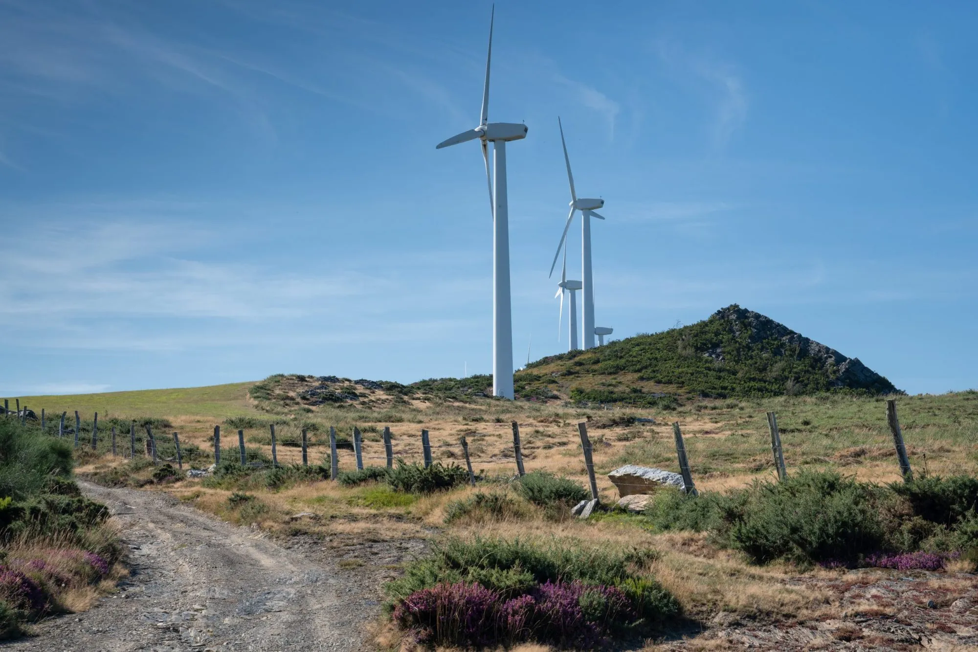 Green Energy, wind farm on Mount Montouto, Galicia, Spain